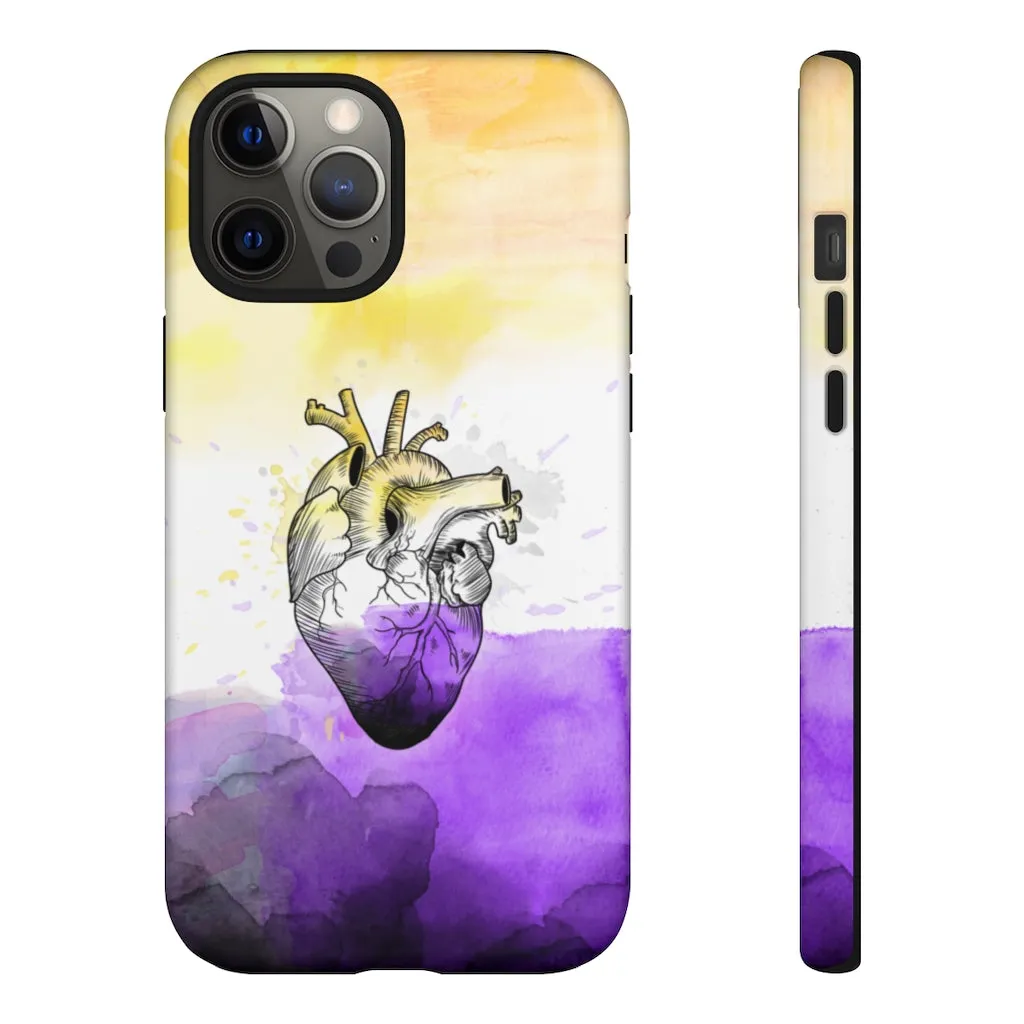 Non-Binary Proud at Heart Phone Case for Apple & Samsung