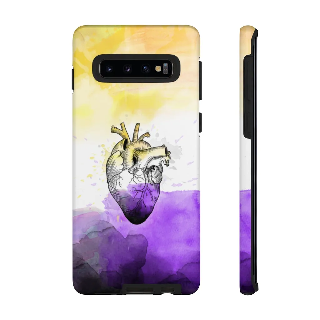 Non-Binary Proud at Heart Phone Case for Apple & Samsung