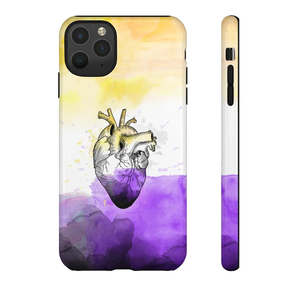 Non-Binary Proud at Heart Phone Case for Apple & Samsung