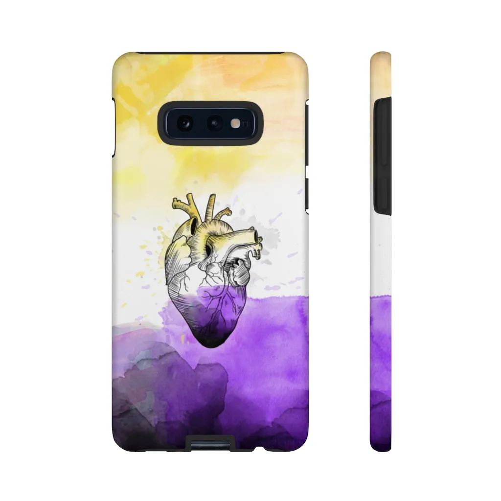 Non-Binary Proud at Heart Phone Case for Apple & Samsung