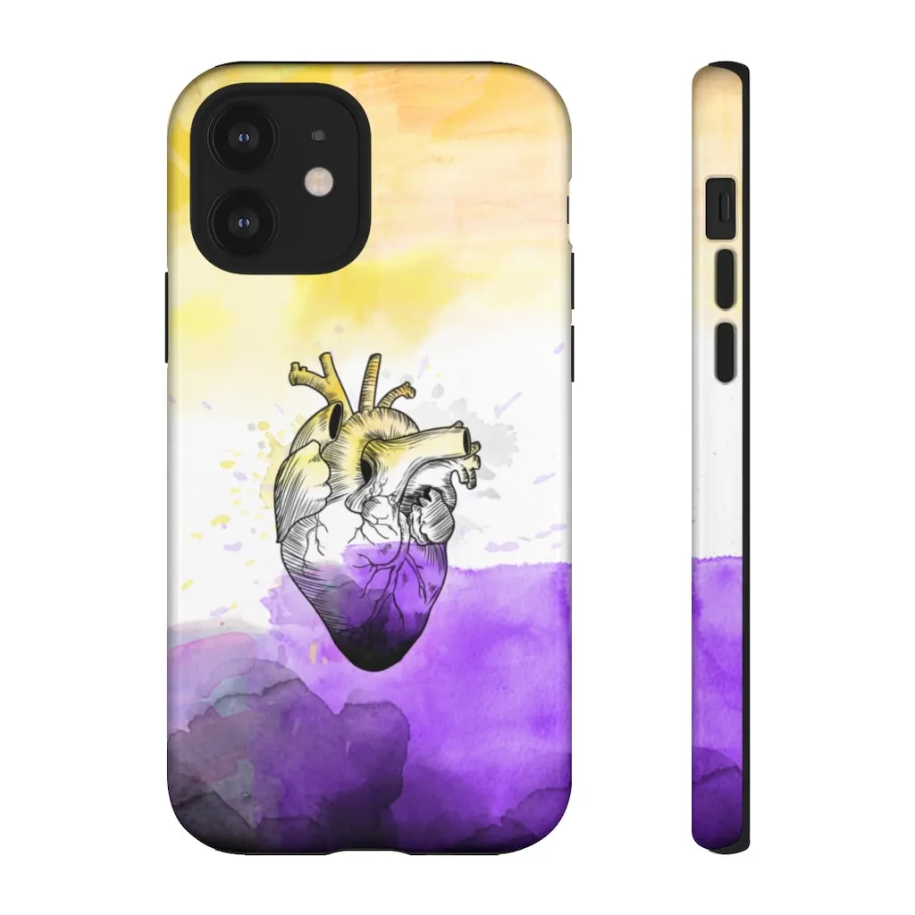 Non-Binary Proud at Heart Phone Case for Apple & Samsung