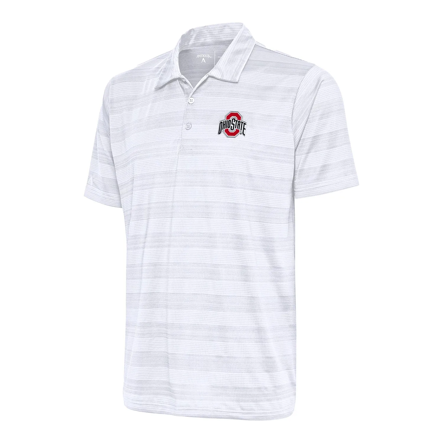 Ohio State Buckeyes Compass White Polo