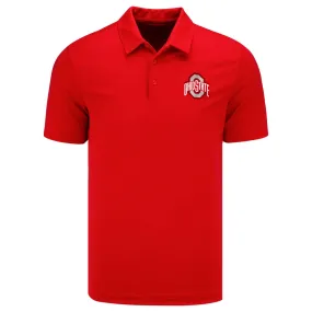 Ohio State Buckeyes Dade Athletic Mark Scarlet Polo