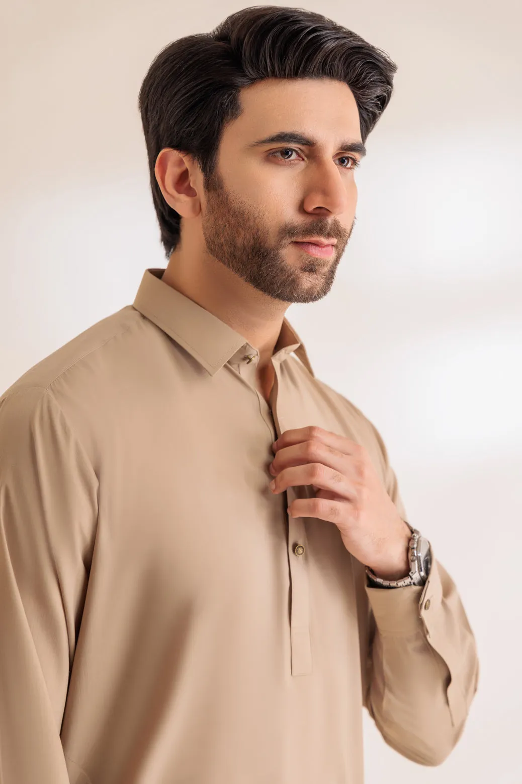 OYESTER-BLENDED-KURTA SHALWAR - (KSRS24-010) BIN 52 M4