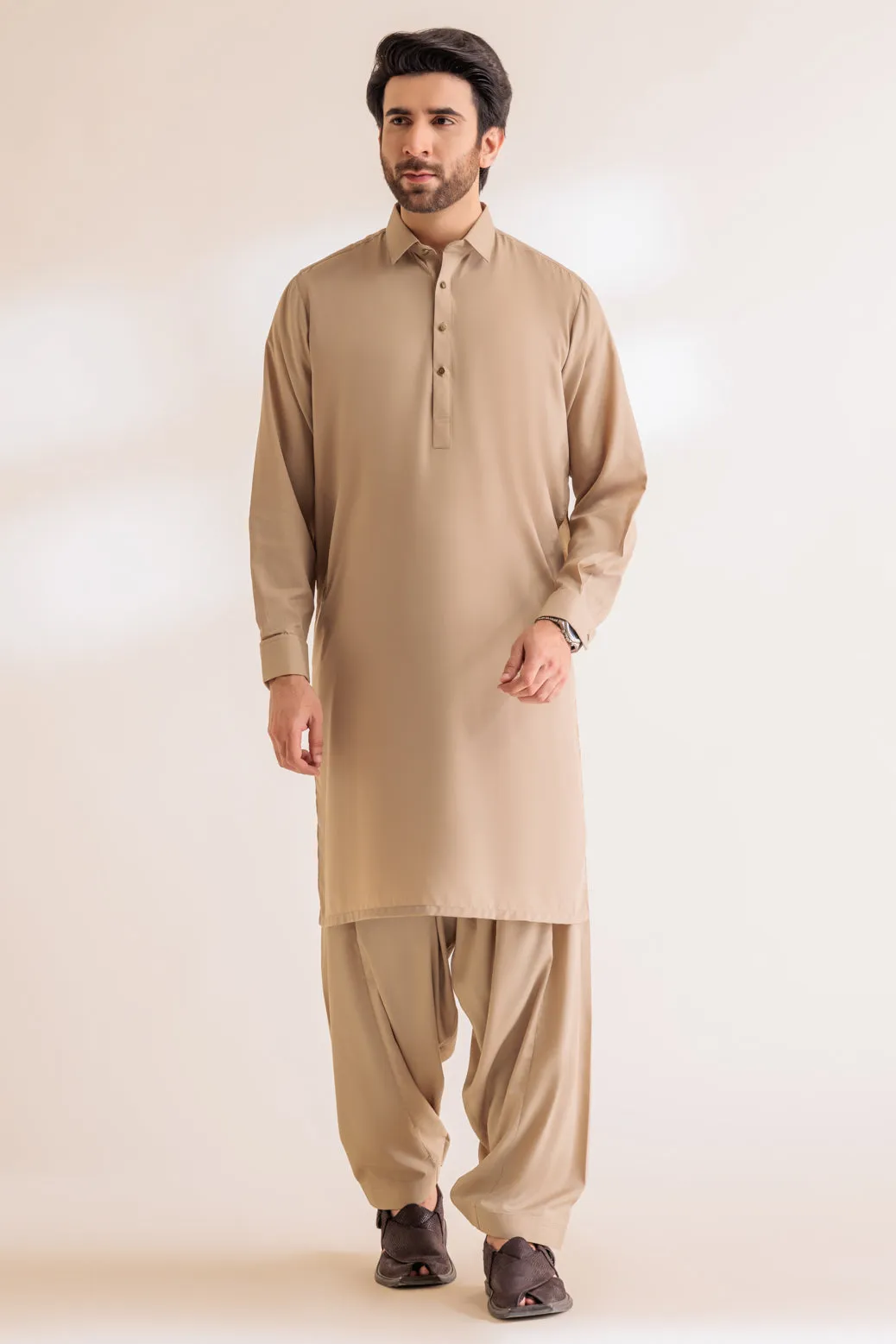 OYESTER-BLENDED-KURTA SHALWAR - (KSRS24-010) BIN 52 M4