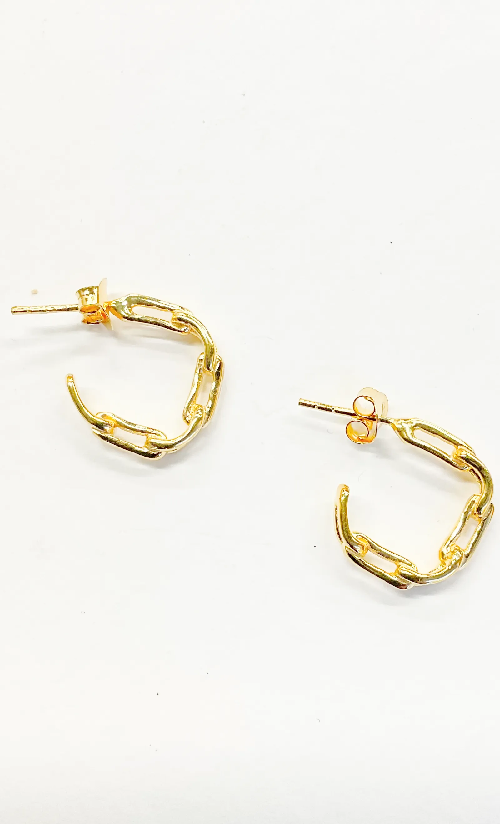 Paper clip hoops - small