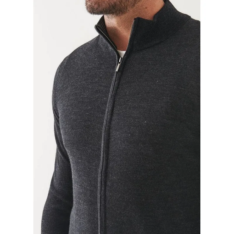 Patrick Assaraf | Extra-Fine Merino Full Zip (2 Colors)