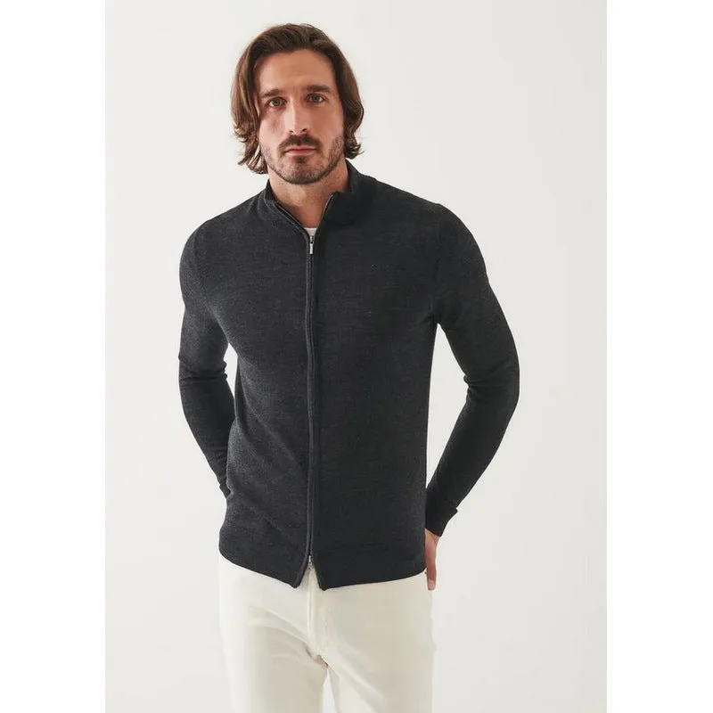 Patrick Assaraf | Extra-Fine Merino Full Zip (2 Colors)