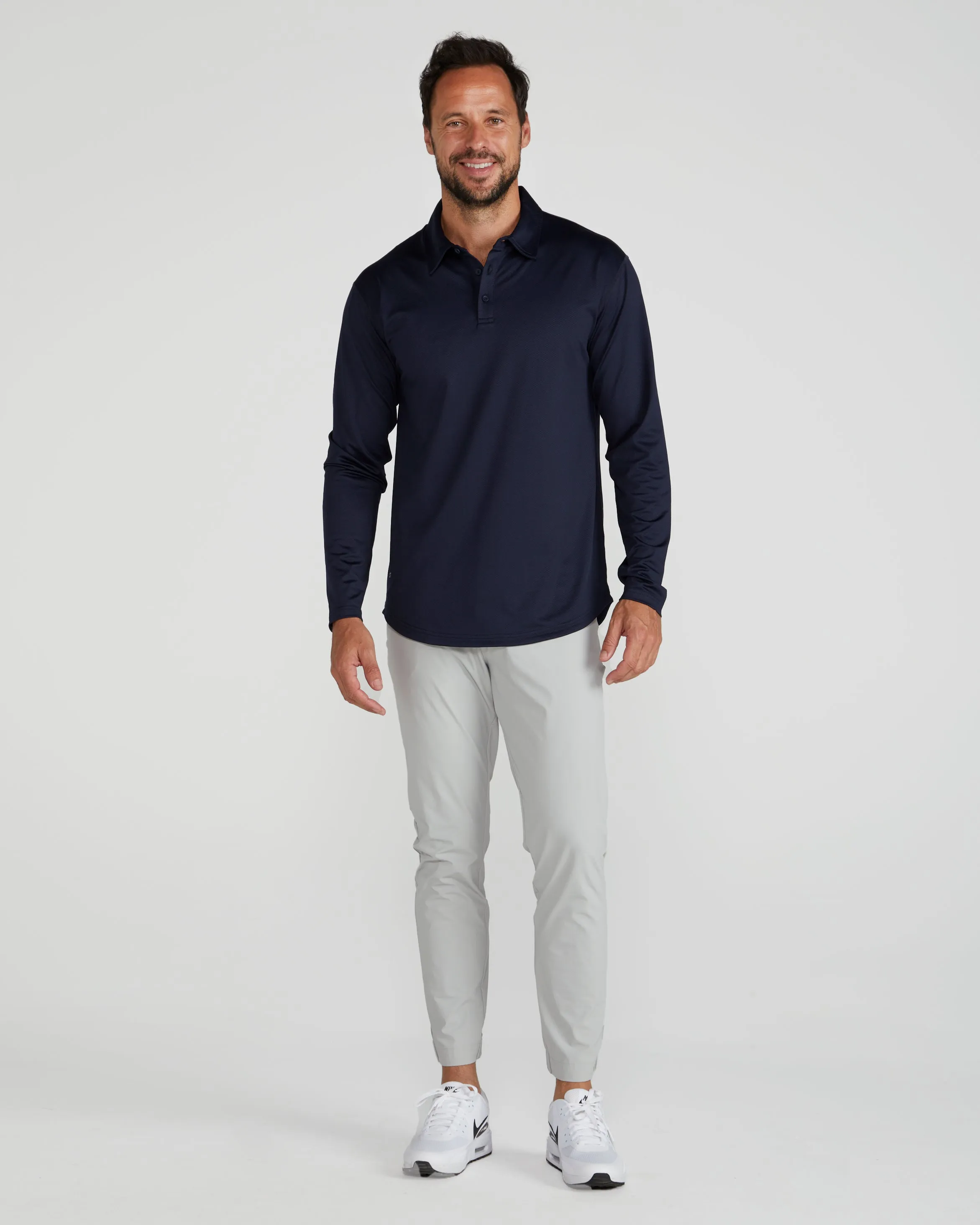 Performance  Long Sleeve Polo