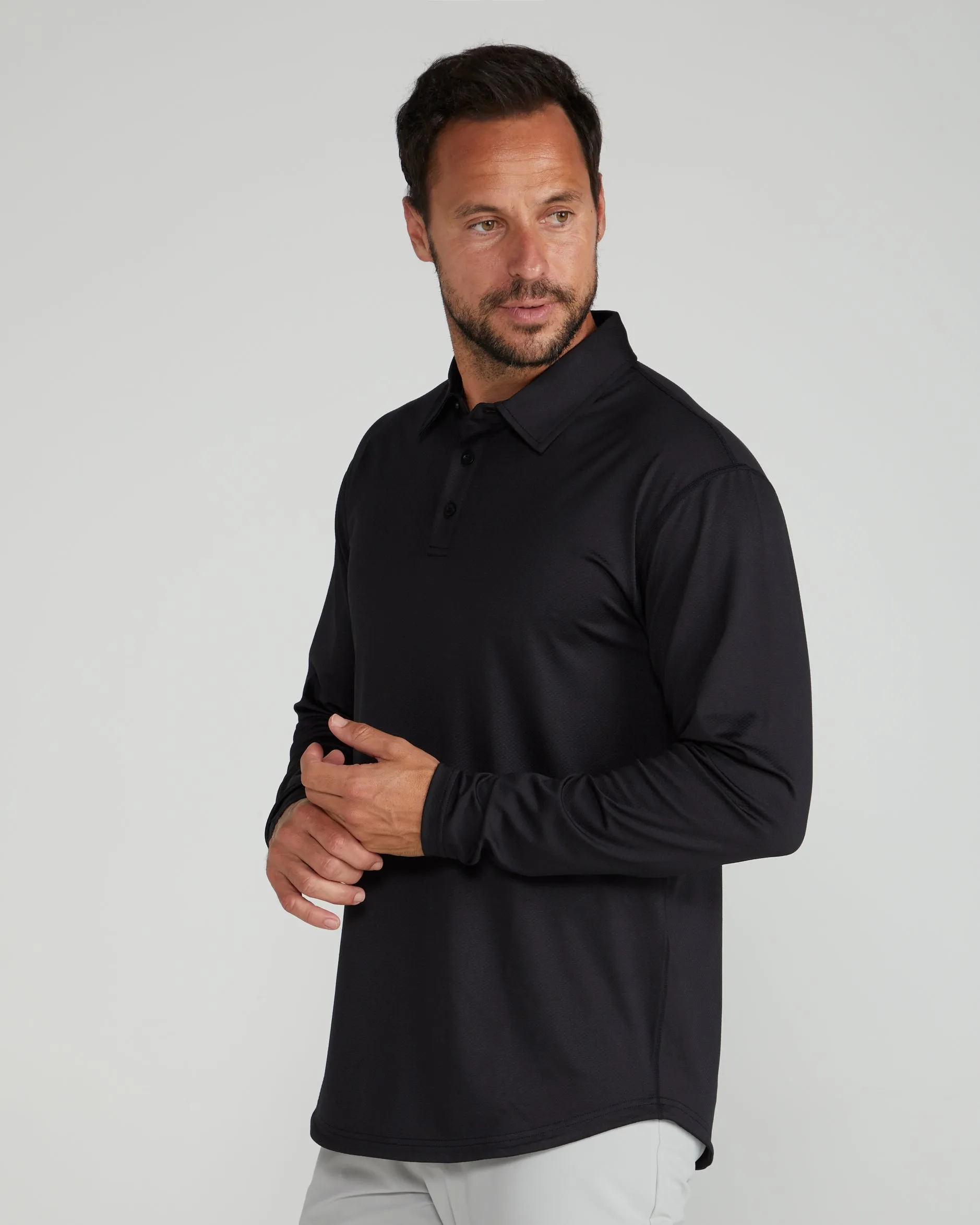 Performance  Long Sleeve Polo