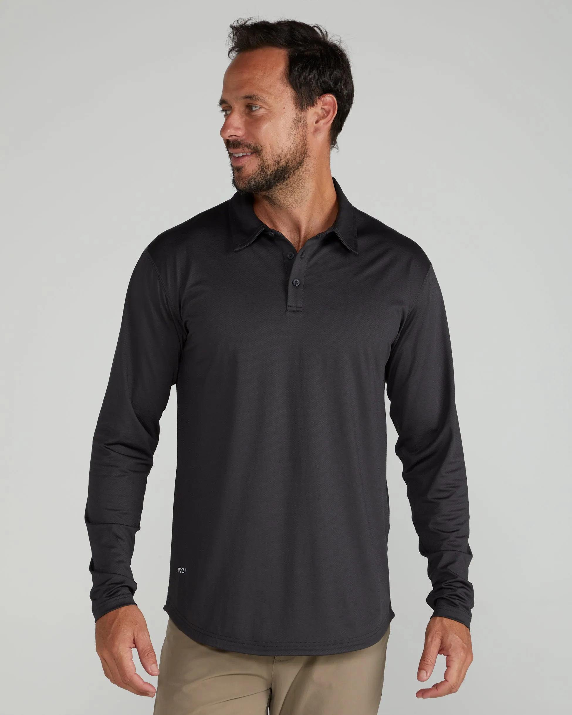 Performance  Long Sleeve Polo