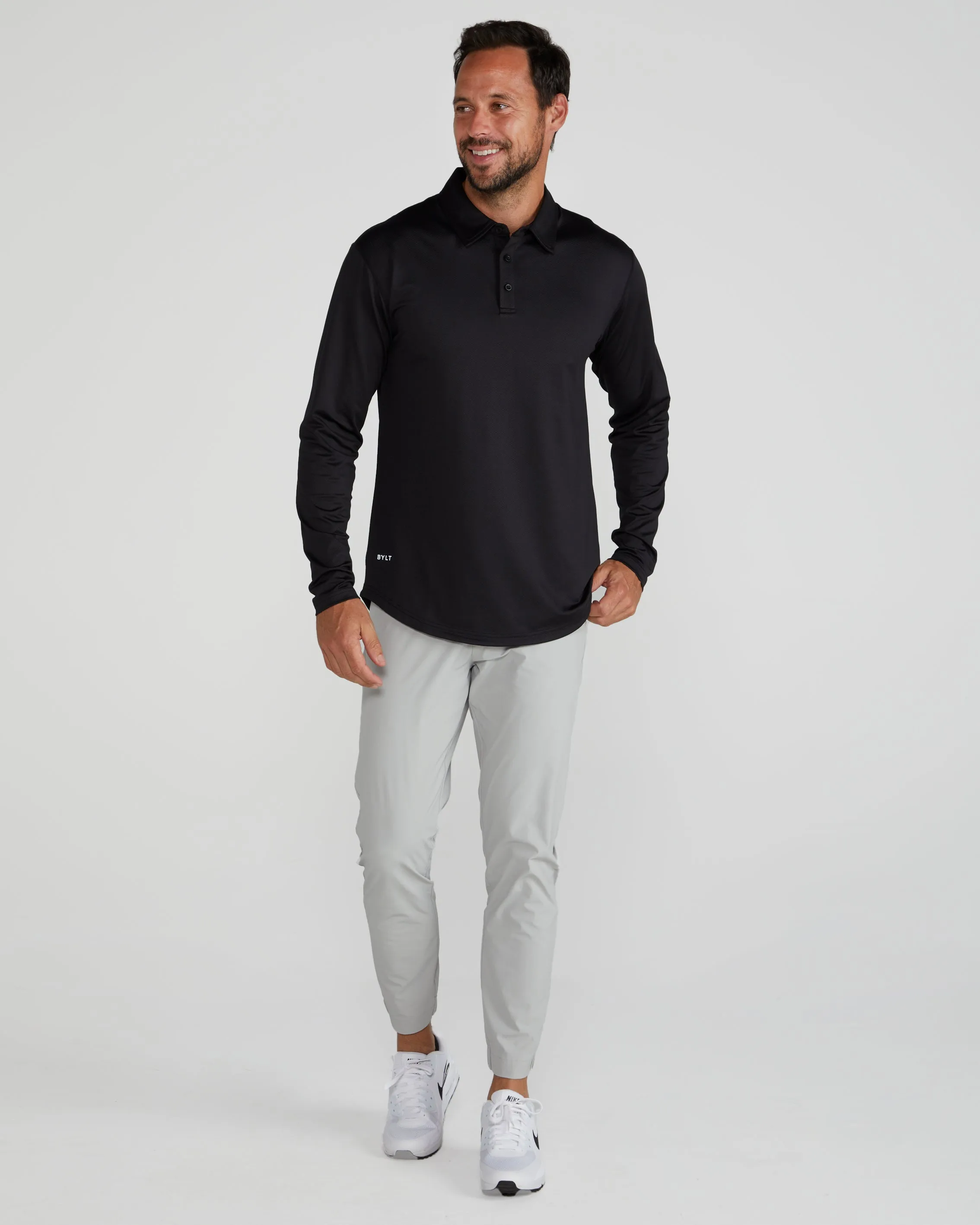 Performance  Long Sleeve Polo