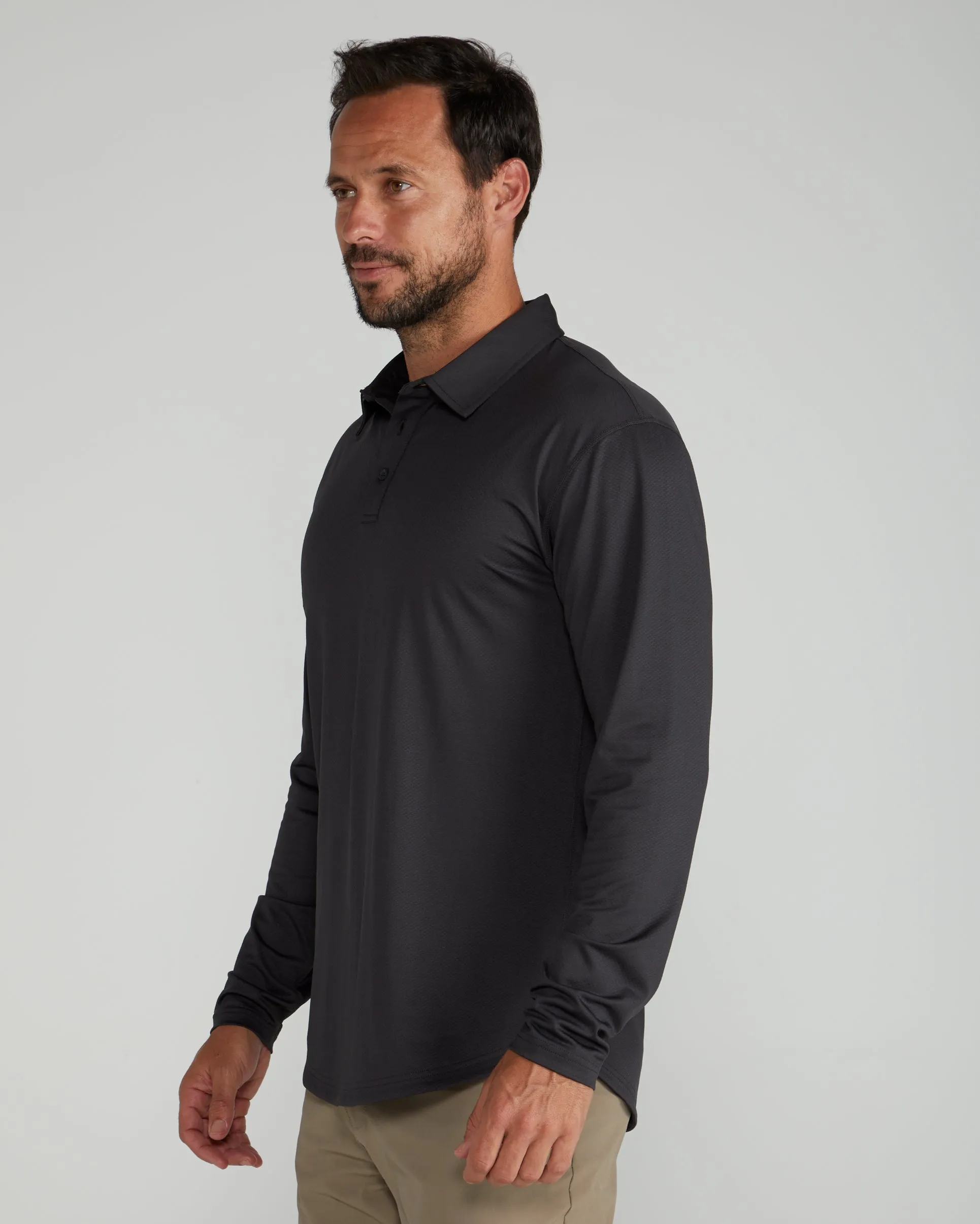 Performance  Long Sleeve Polo