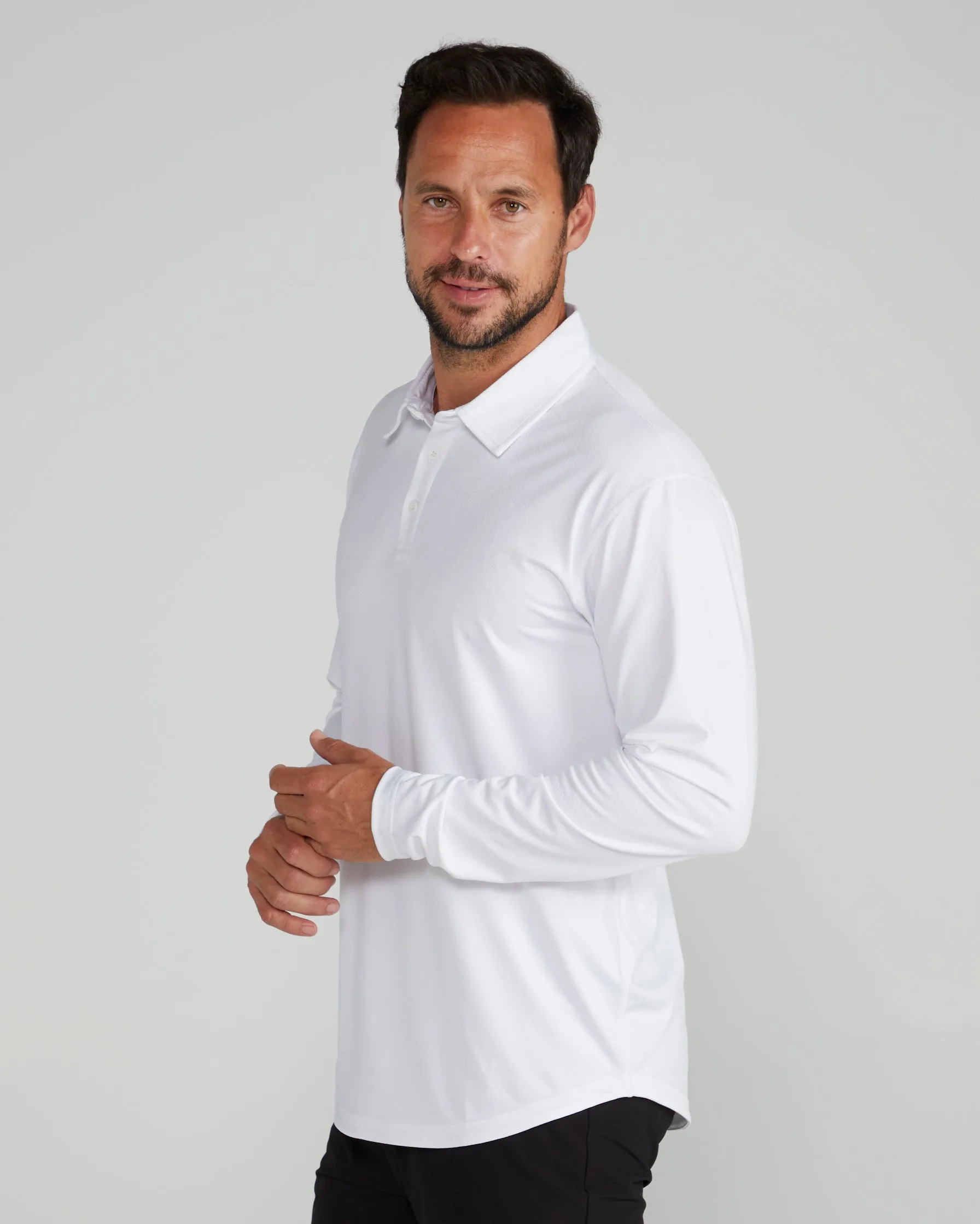 Performance  Long Sleeve Polo