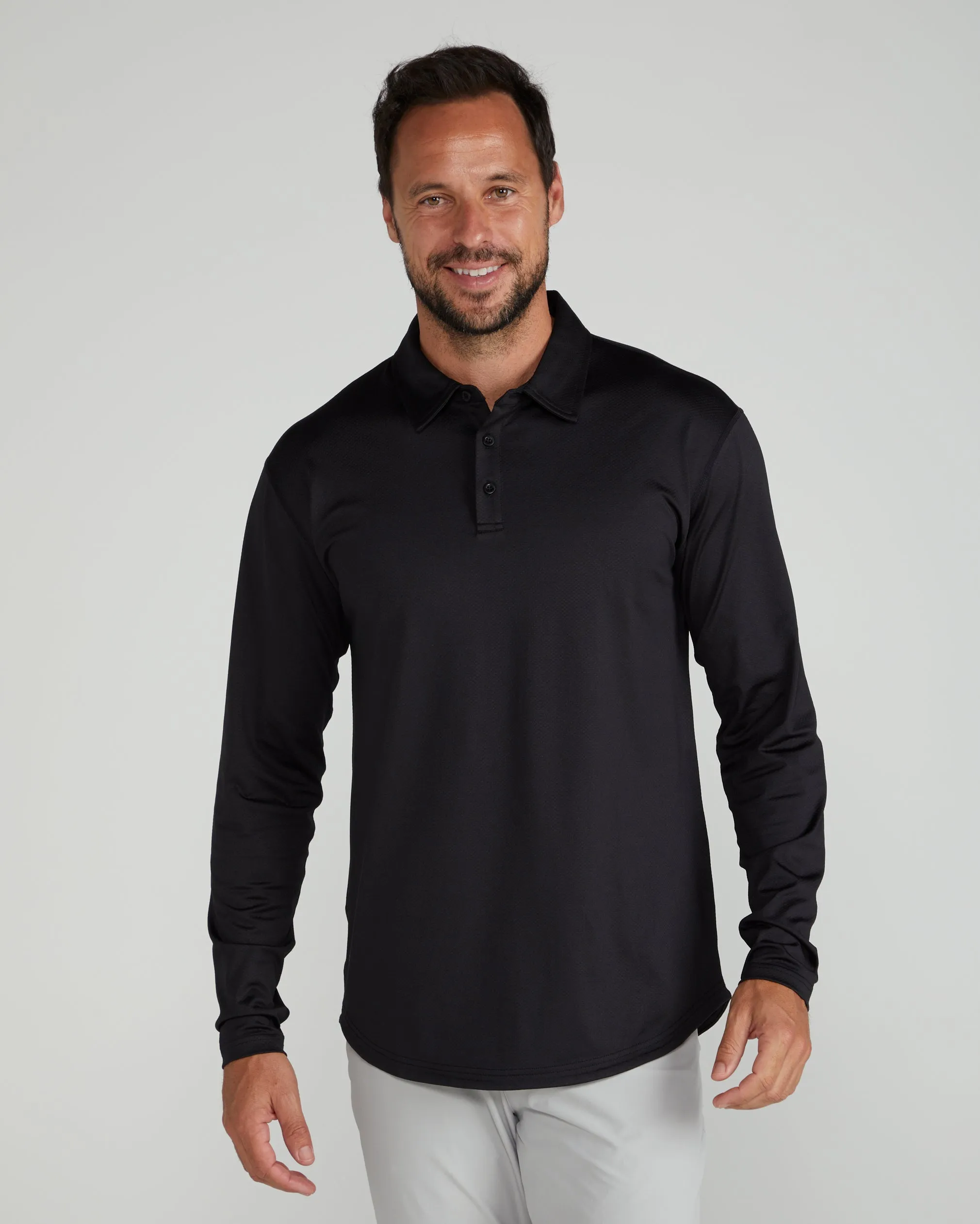 Performance  Long Sleeve Polo