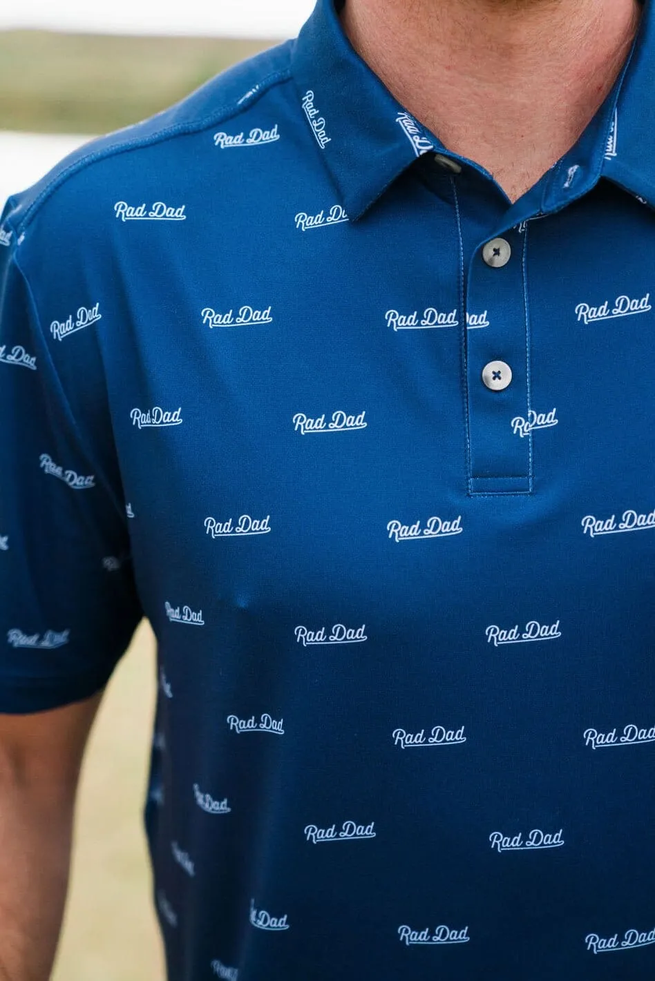 Performance Polo - Rad Dad - Navy