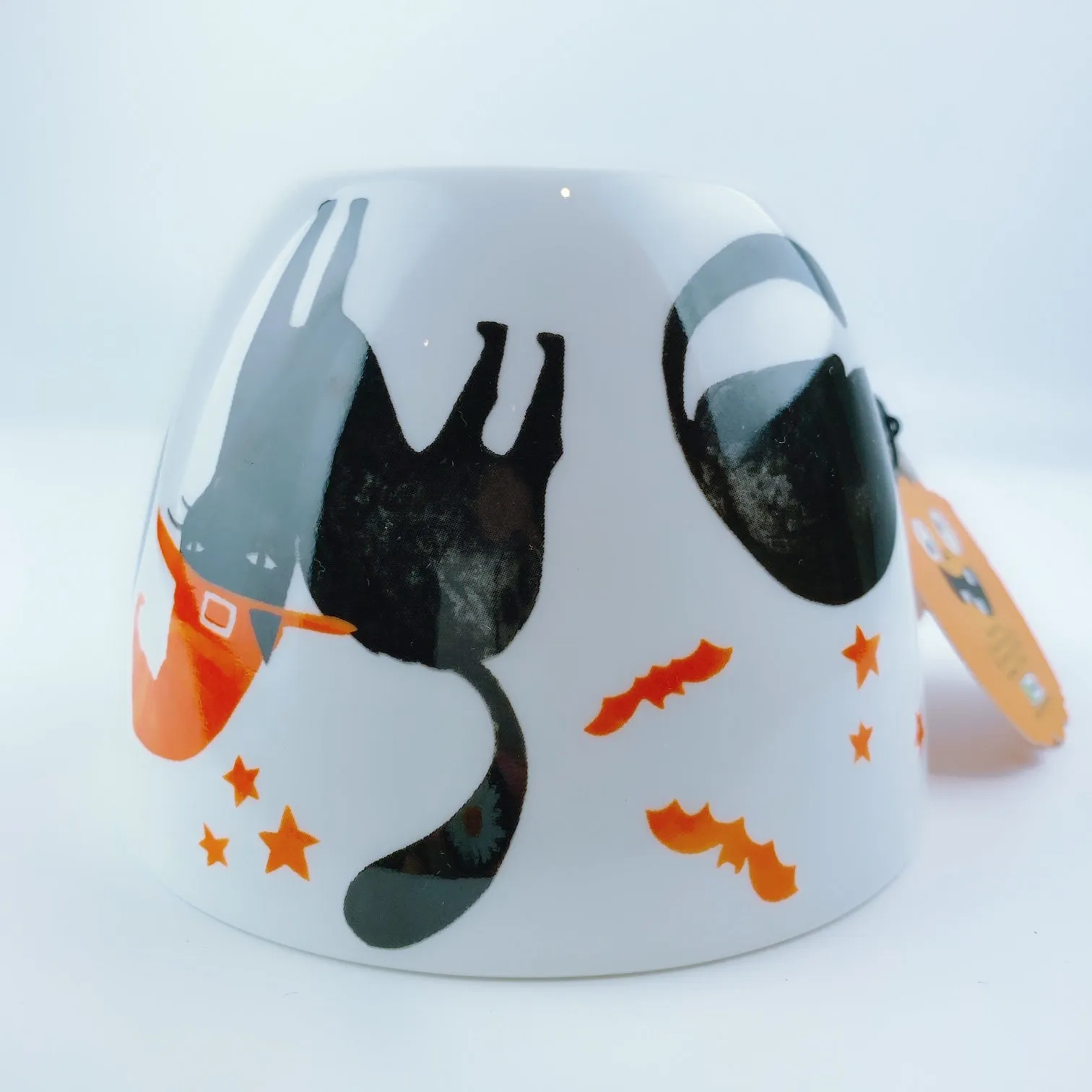 Portobello By Design 'Trick or Treat' Black Cat Bone China XL Coffee Mug Tea Cup 20 oz