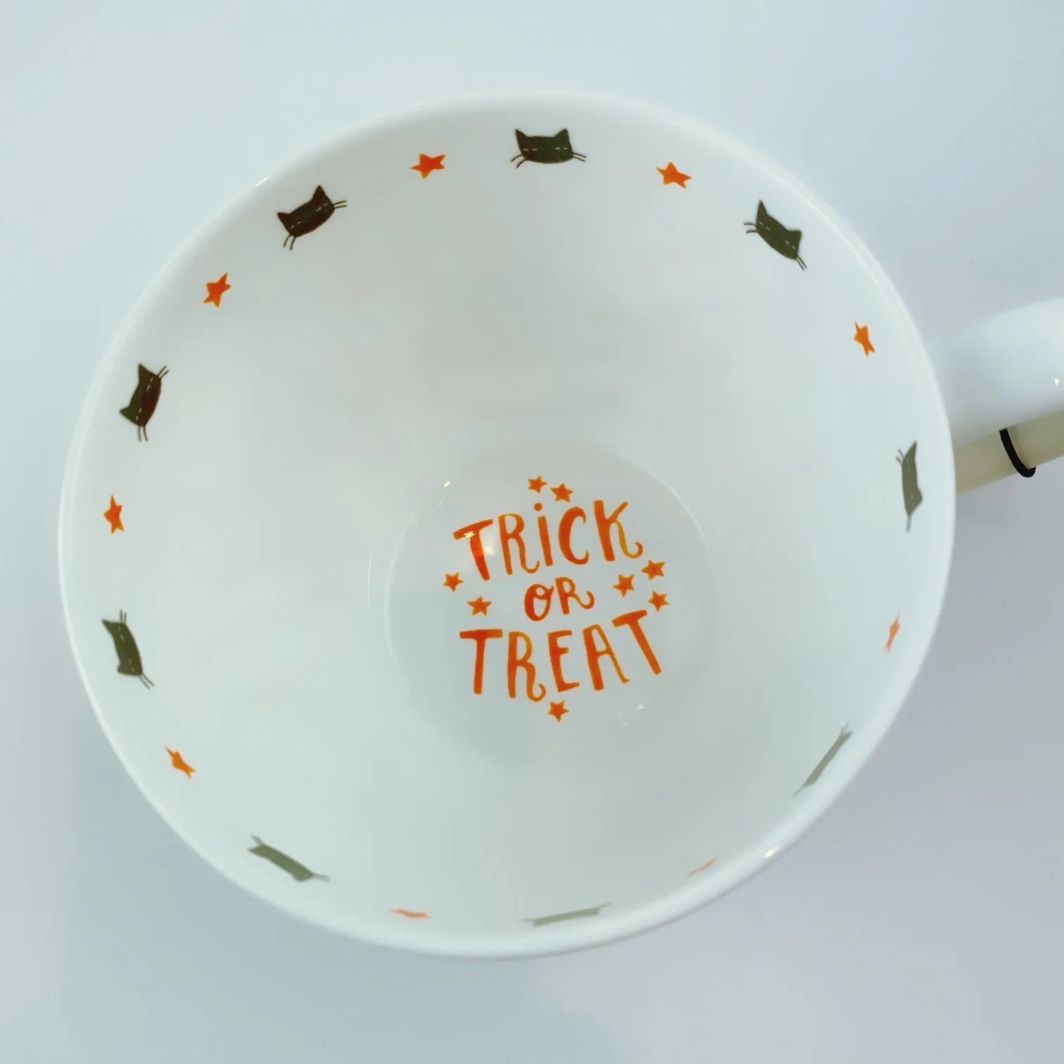 Portobello By Design 'Trick or Treat' Black Cat Bone China XL Coffee Mug Tea Cup 20 oz