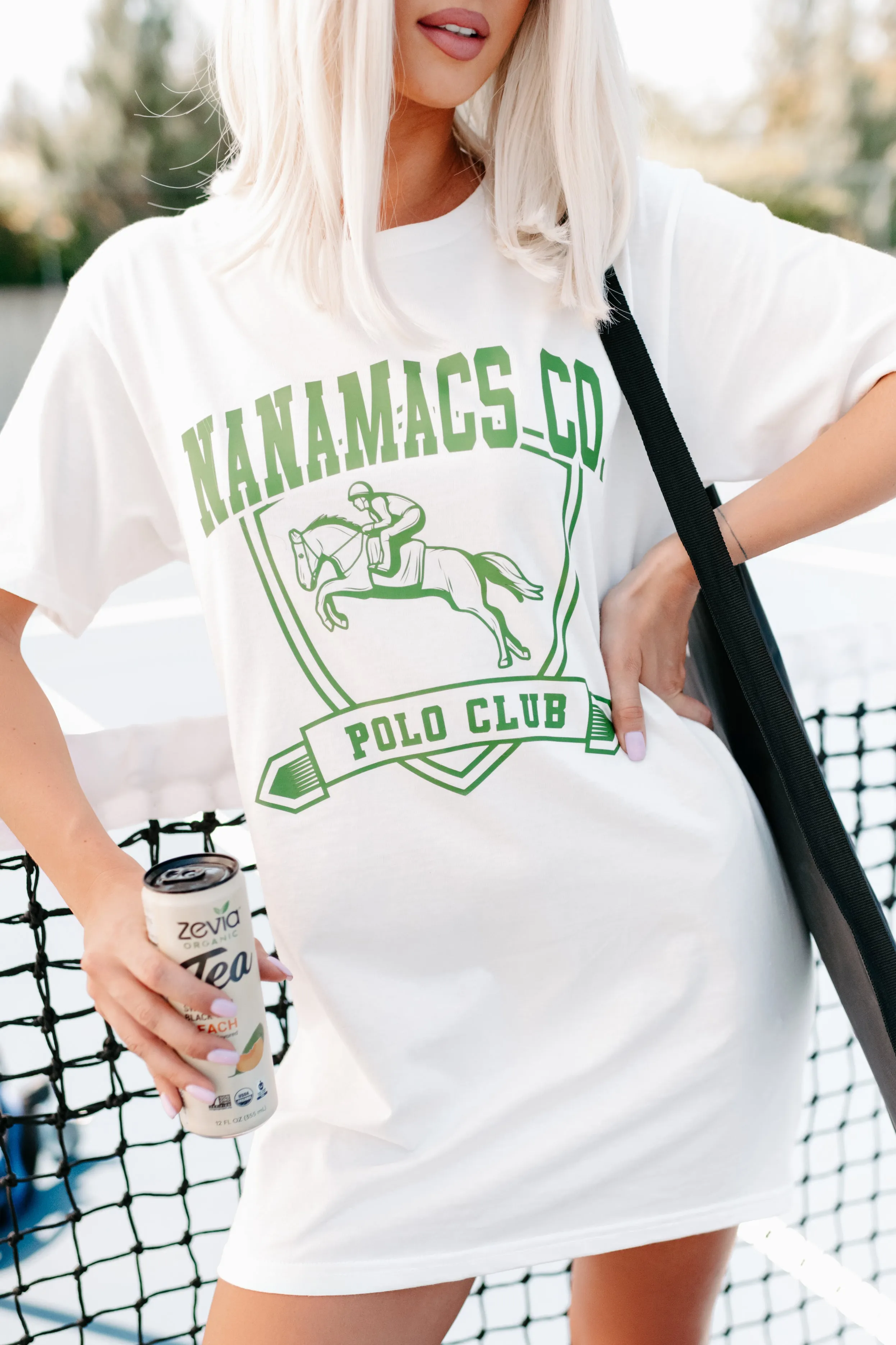 "NanaMacs Co. Polo Club" Graphic - Multiple Shirt Options (White) - Print On Demand