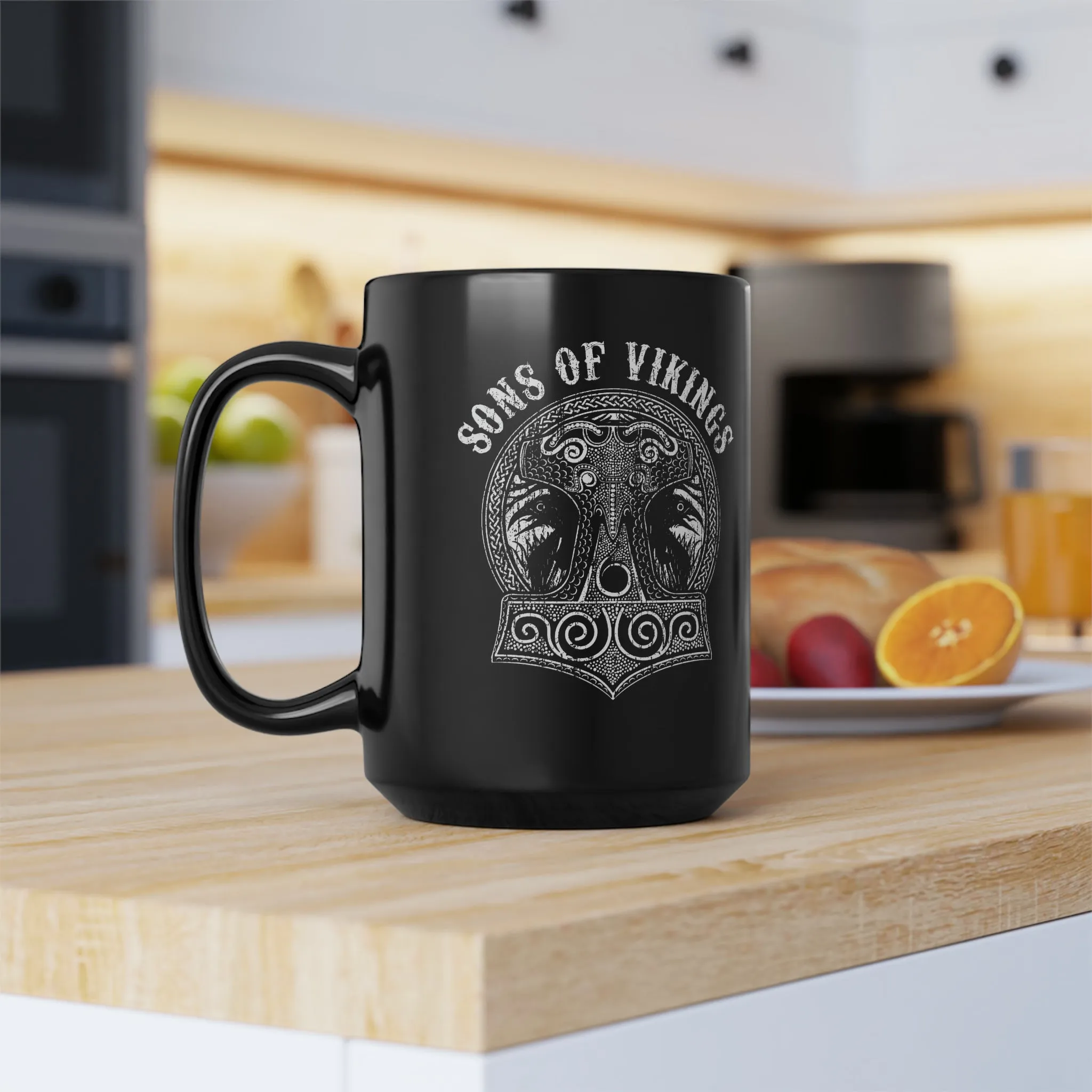 Raven Mjolnir Coffee Mug