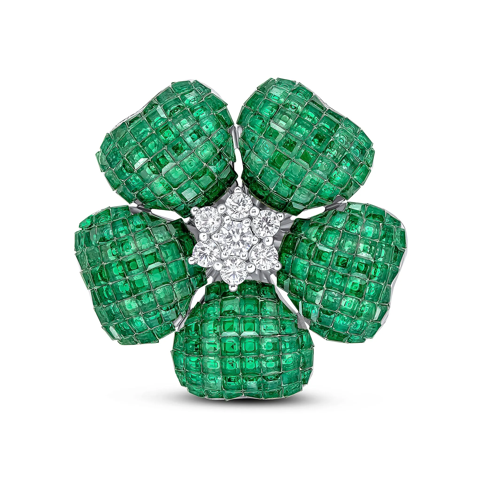 Rhoda Brooch (Emerald)