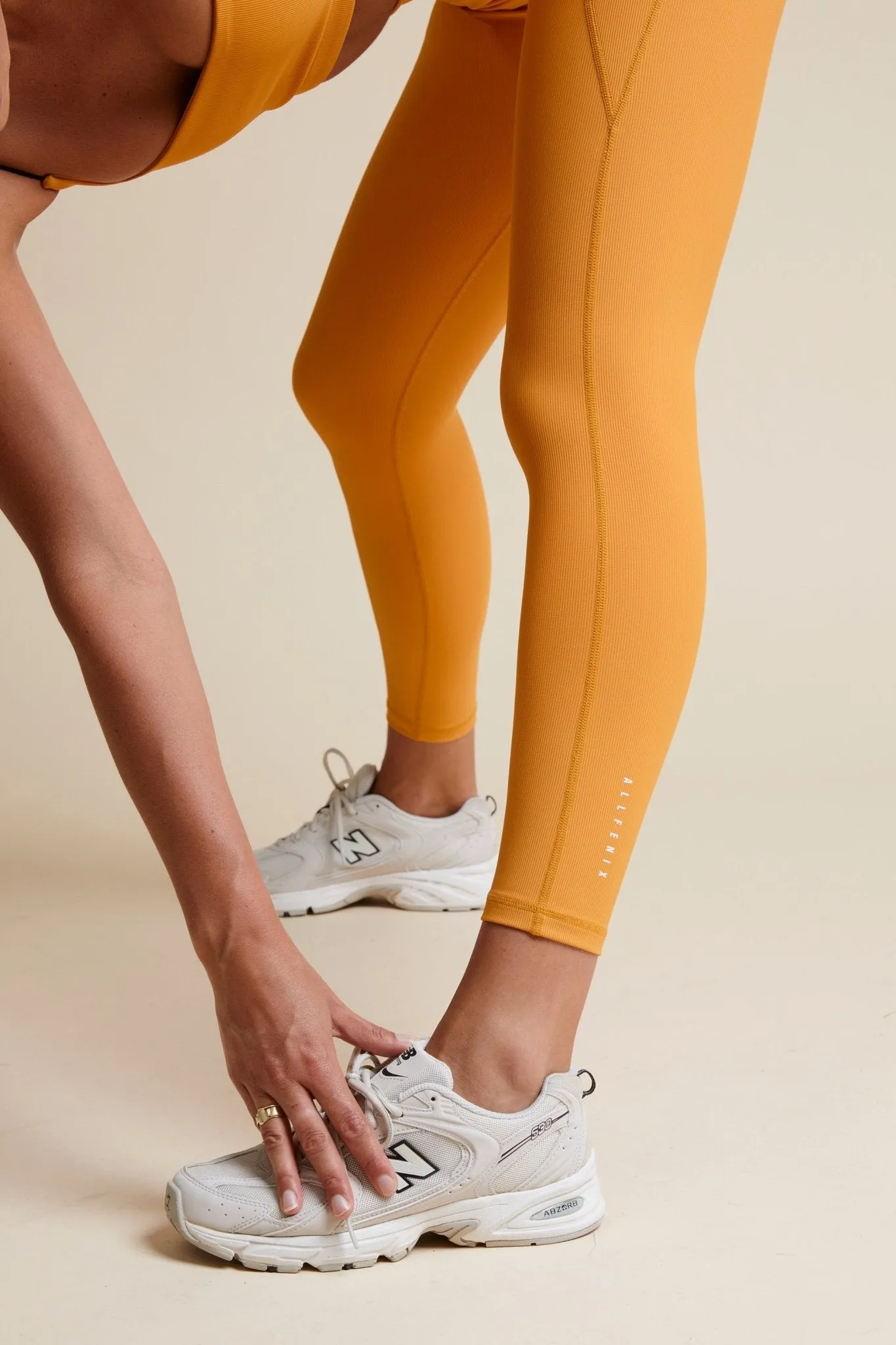 Ribbed All Core Legging (Marigold)