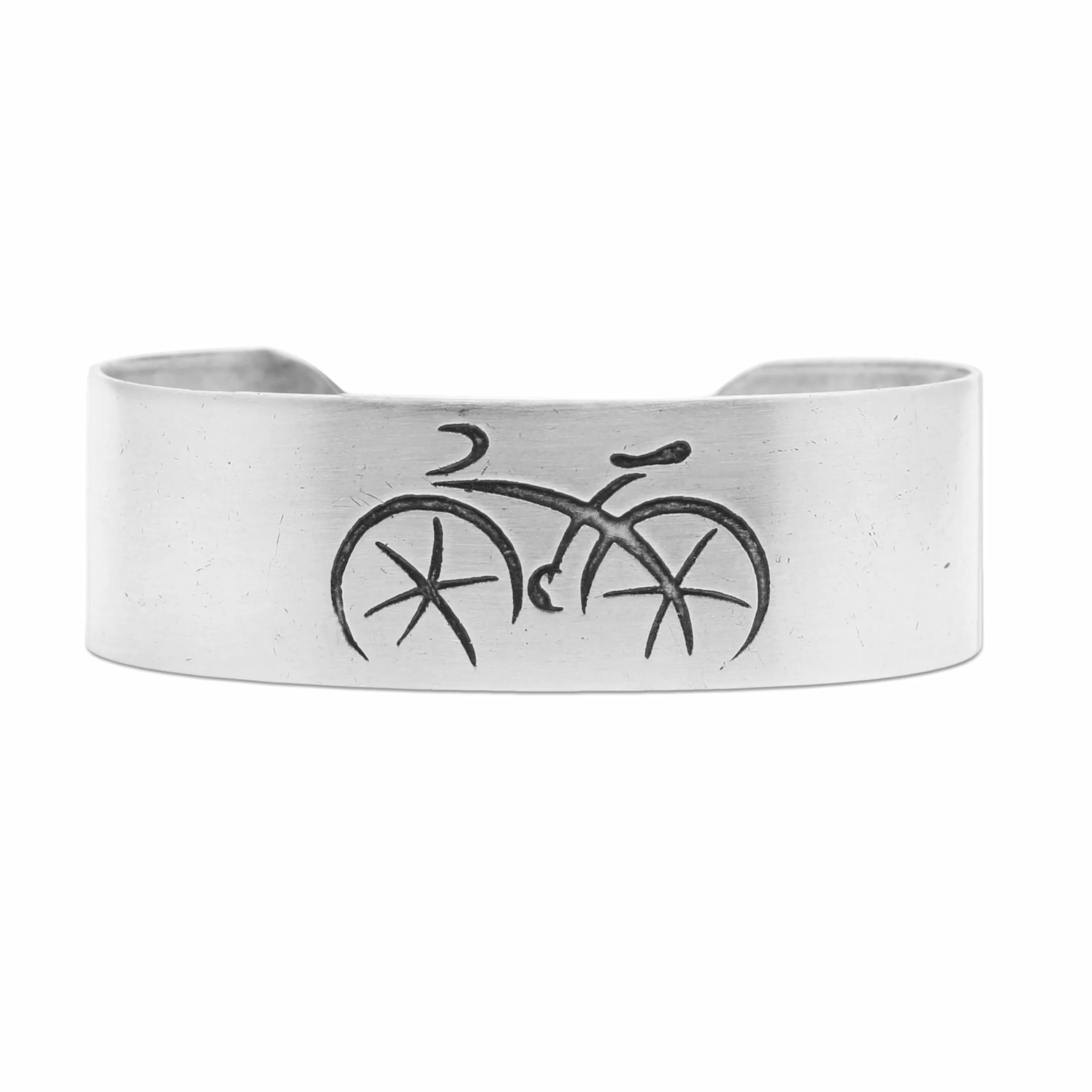 Ride Bicycle Cuff Bracelet