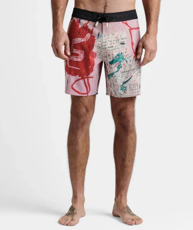 ROARK - Passage Boardshorts 17" - Basquiat / Pink