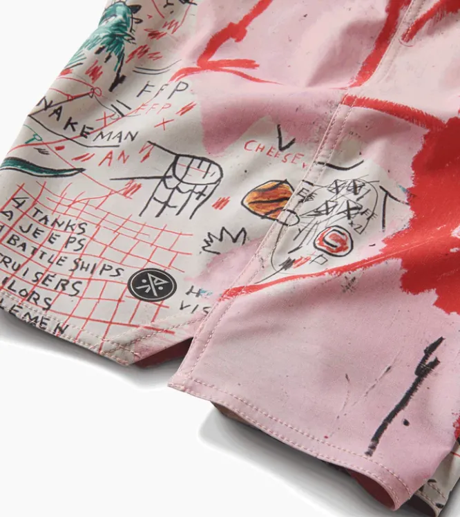 ROARK - Passage Boardshorts 17" - Basquiat / Pink