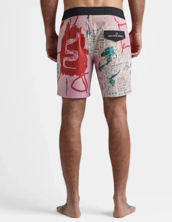 ROARK - Passage Boardshorts 17" - Basquiat / Pink