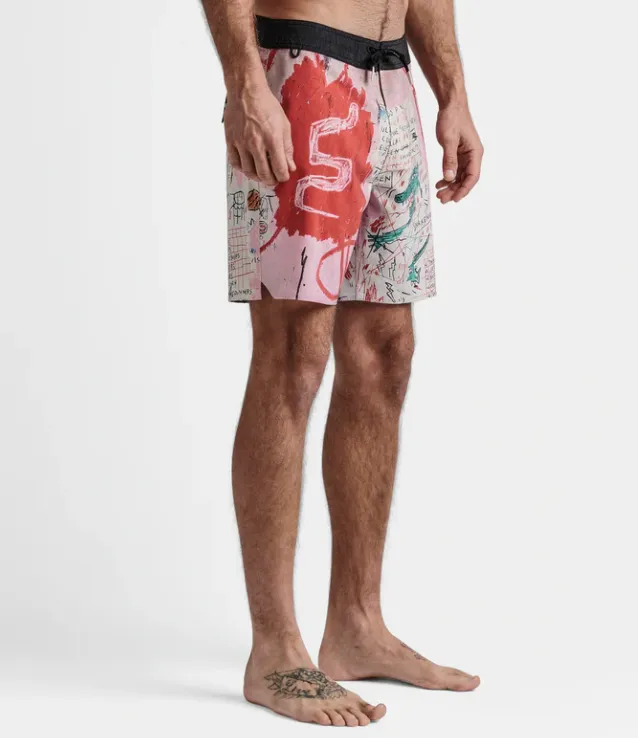 ROARK - Passage Boardshorts 17" - Basquiat / Pink