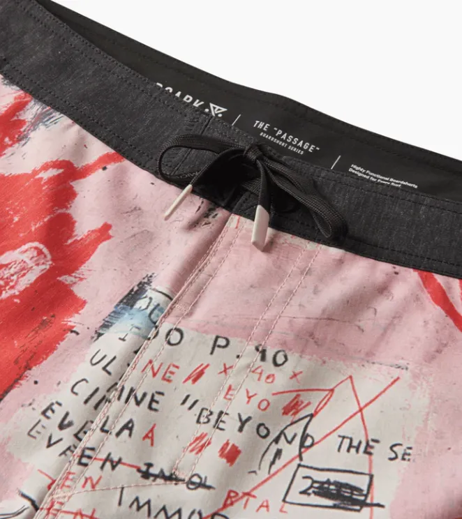 ROARK - Passage Boardshorts 17" - Basquiat / Pink