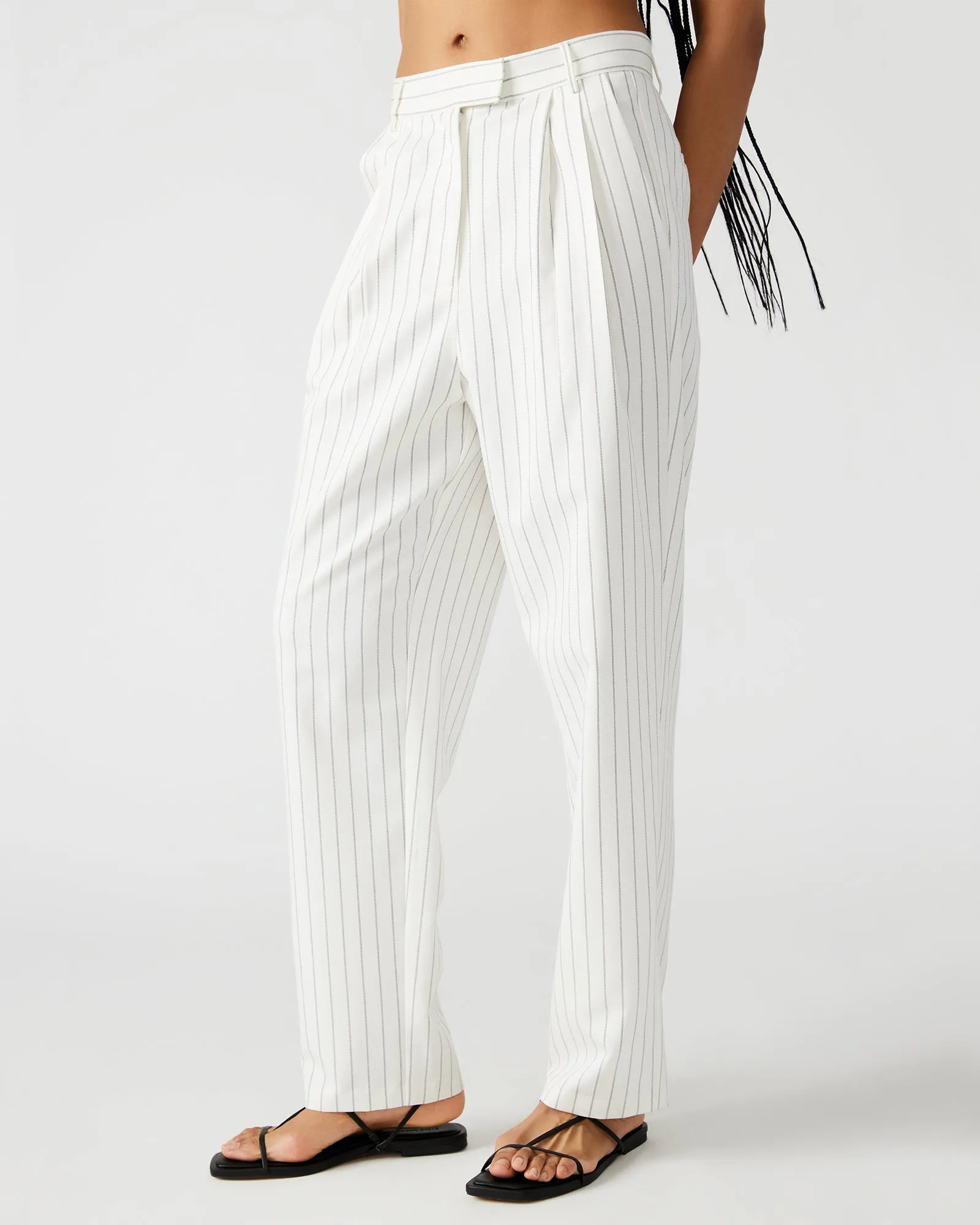 RUMI PANT WHITE/BLACK