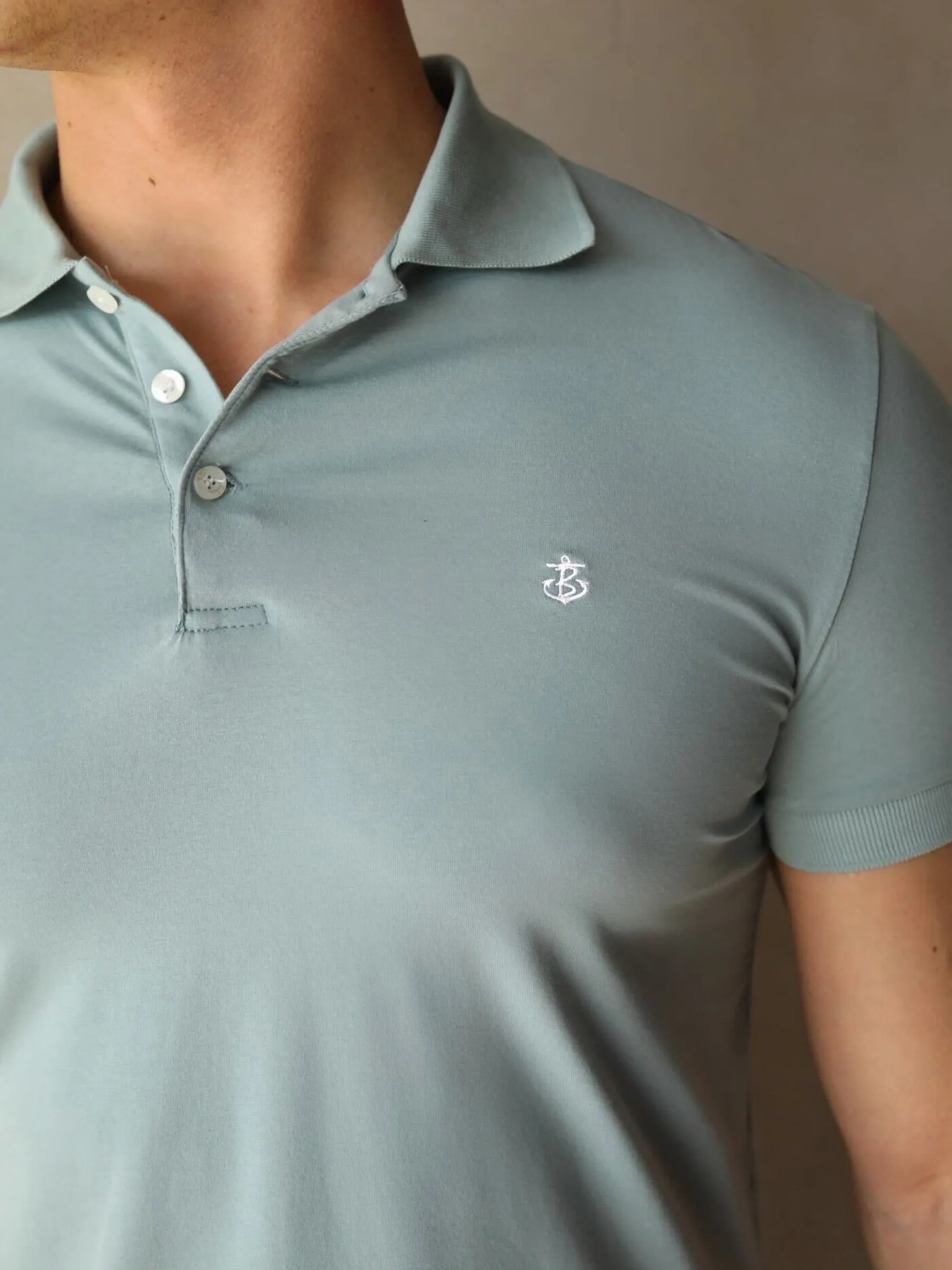 Ryton Soft Polo - Mint Green