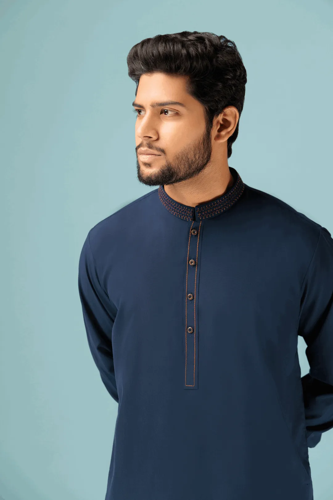 SAPPHIRE-BLENDED-KURTA SHALWAR - (KSRB23-007)BIN 60 M8