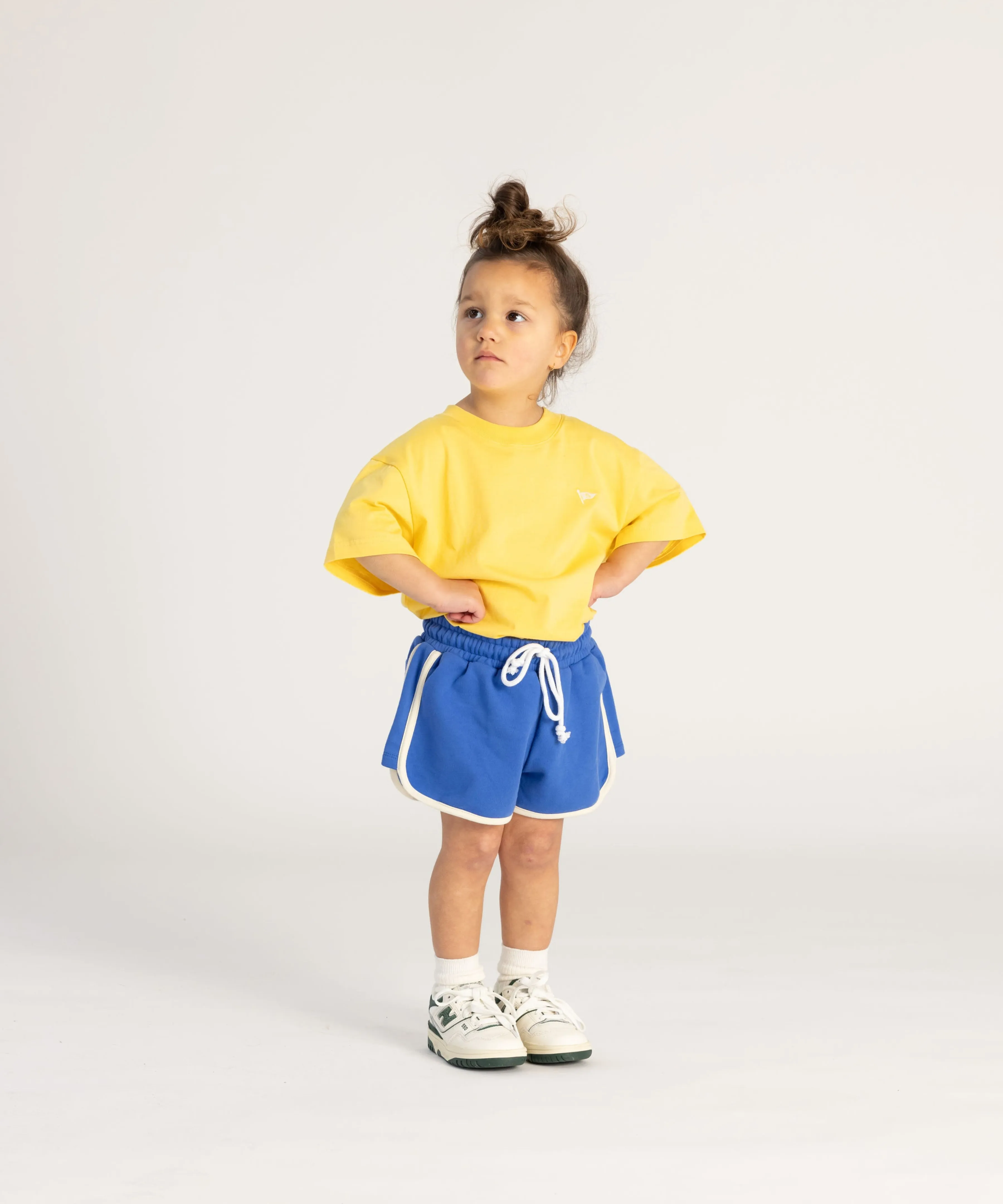 Shortie Sweat Shorts - Blueberry