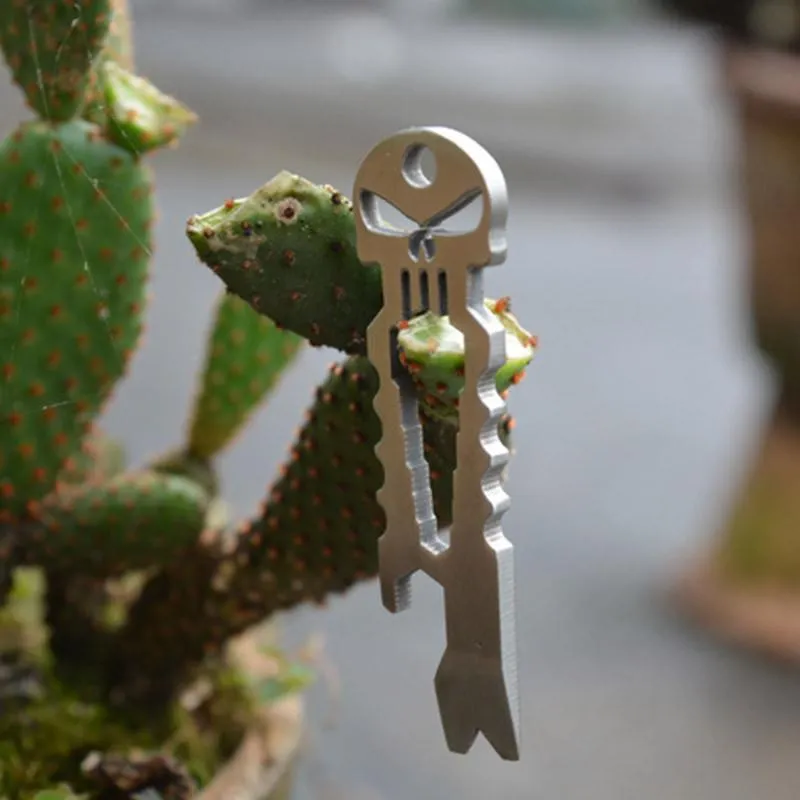 Skull Keychain EDC Multi-Tool