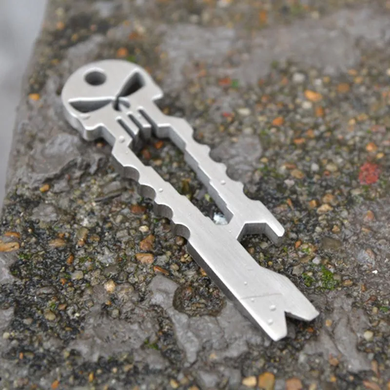 Skull Keychain EDC Multi-Tool