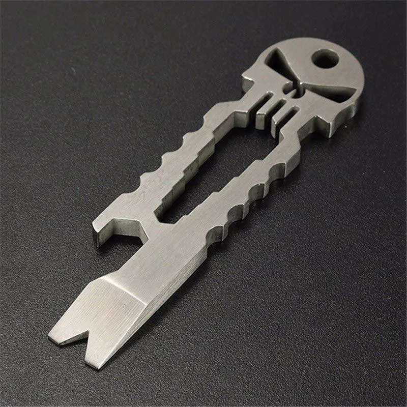 Skull Keychain EDC Multi-Tool