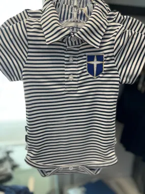 Striped Baby Onesie Polo