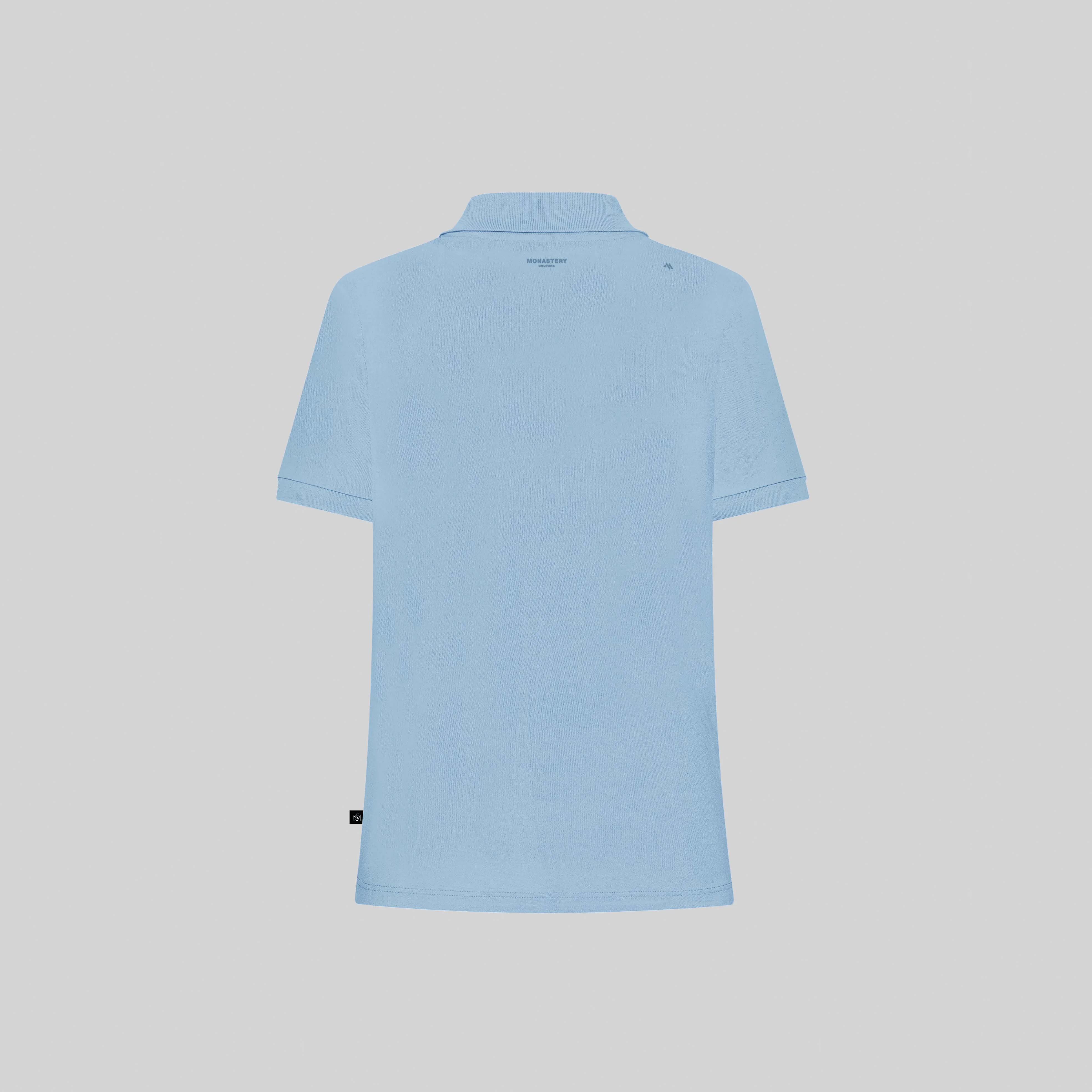 SUZUKA T-SHIRT POLO FADED DENIM