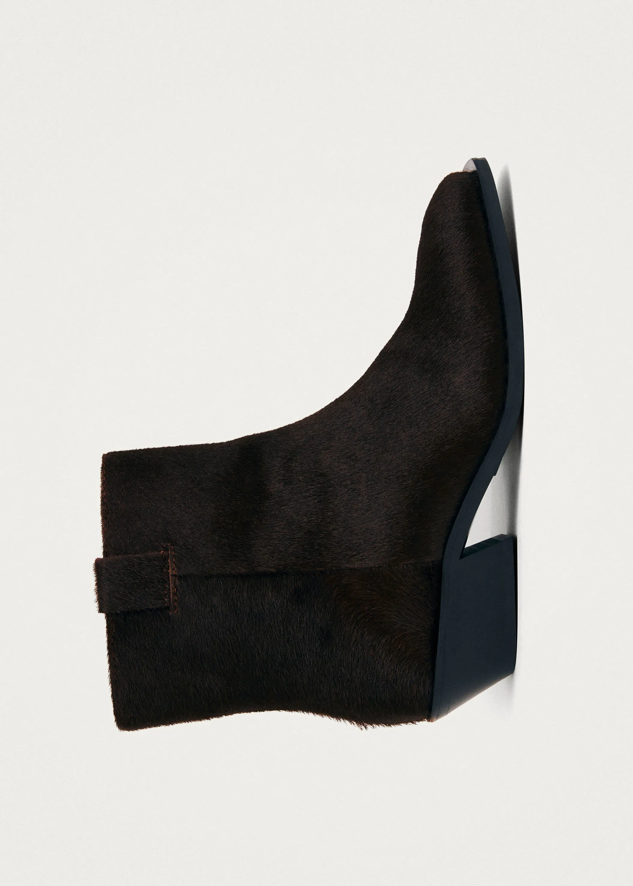 Syd Soft Dark Brown Leather Ankle Boots