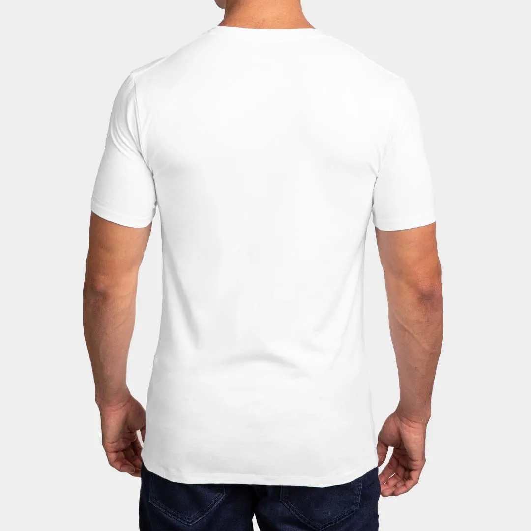 T-Shirt Básico Cuello V Para Hombre