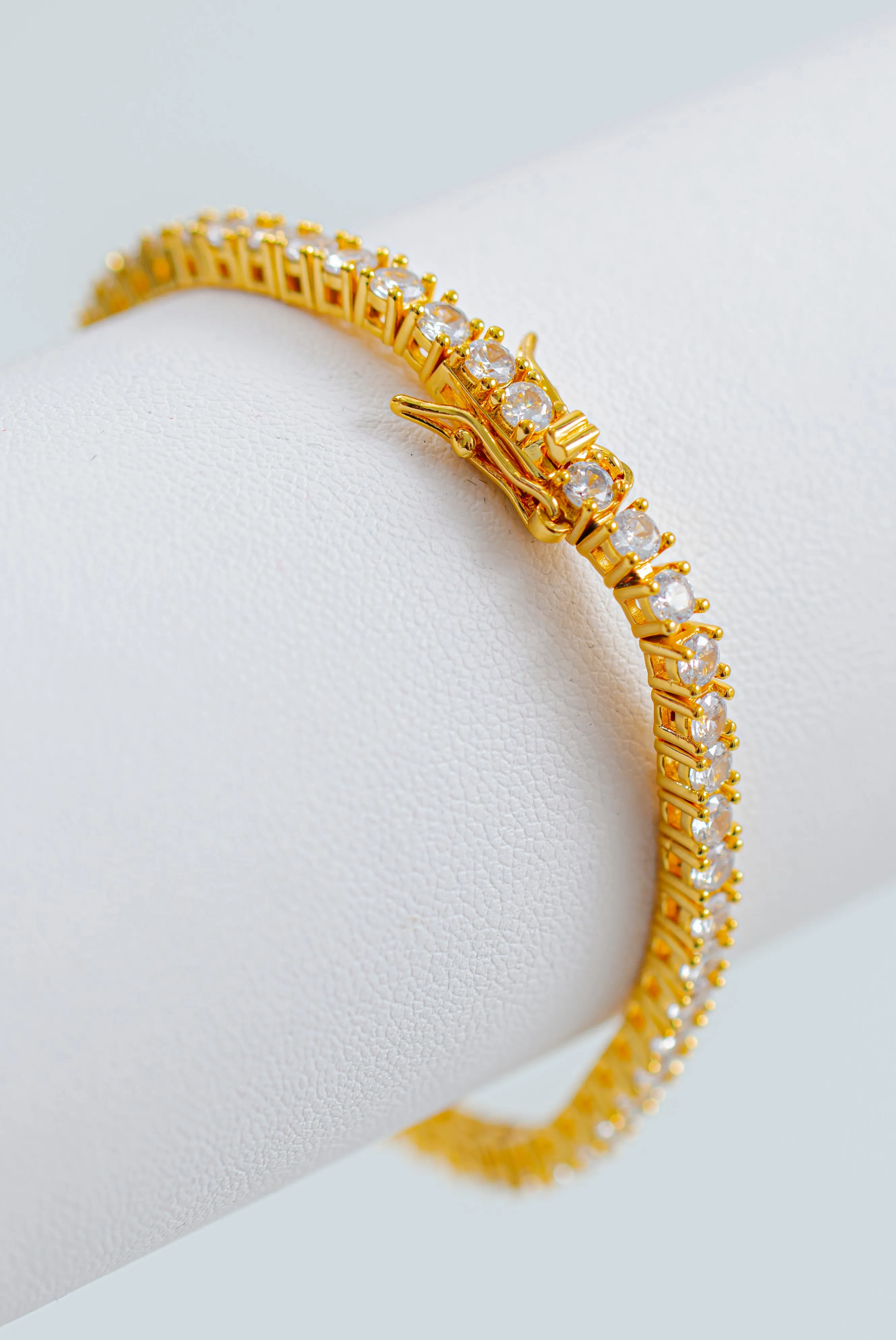 Tennis Bracelet | Gold