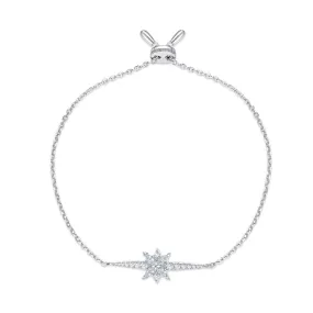 THIALH - Galaxy - White Silver Starring Bracelet