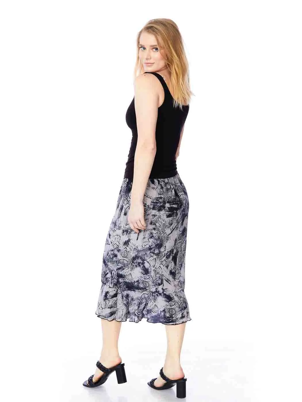 Tianello "Very Tiki" Washable Silk "Tulip" Skirt