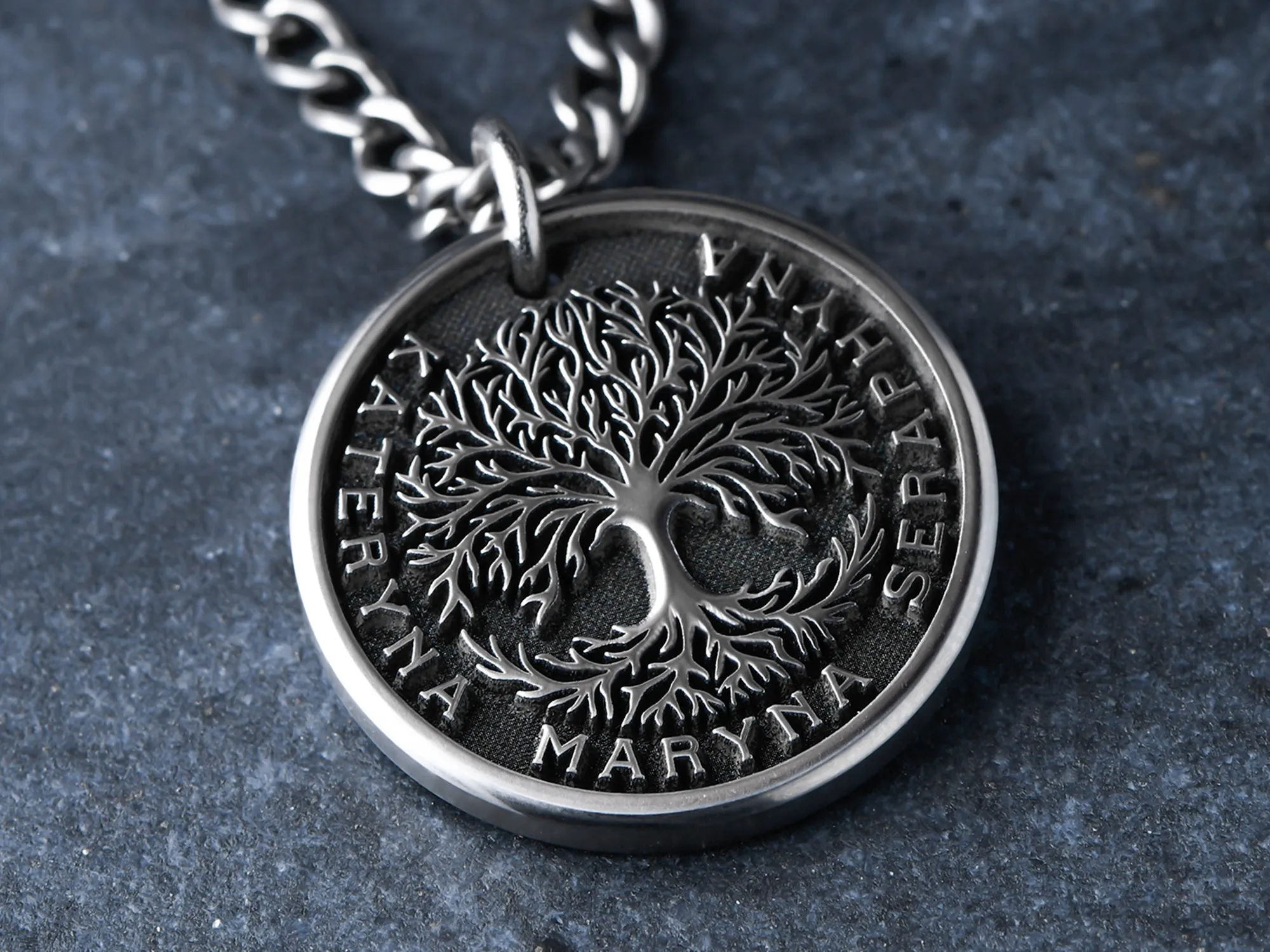 TITANIUM Custom Tree of Life Necklace