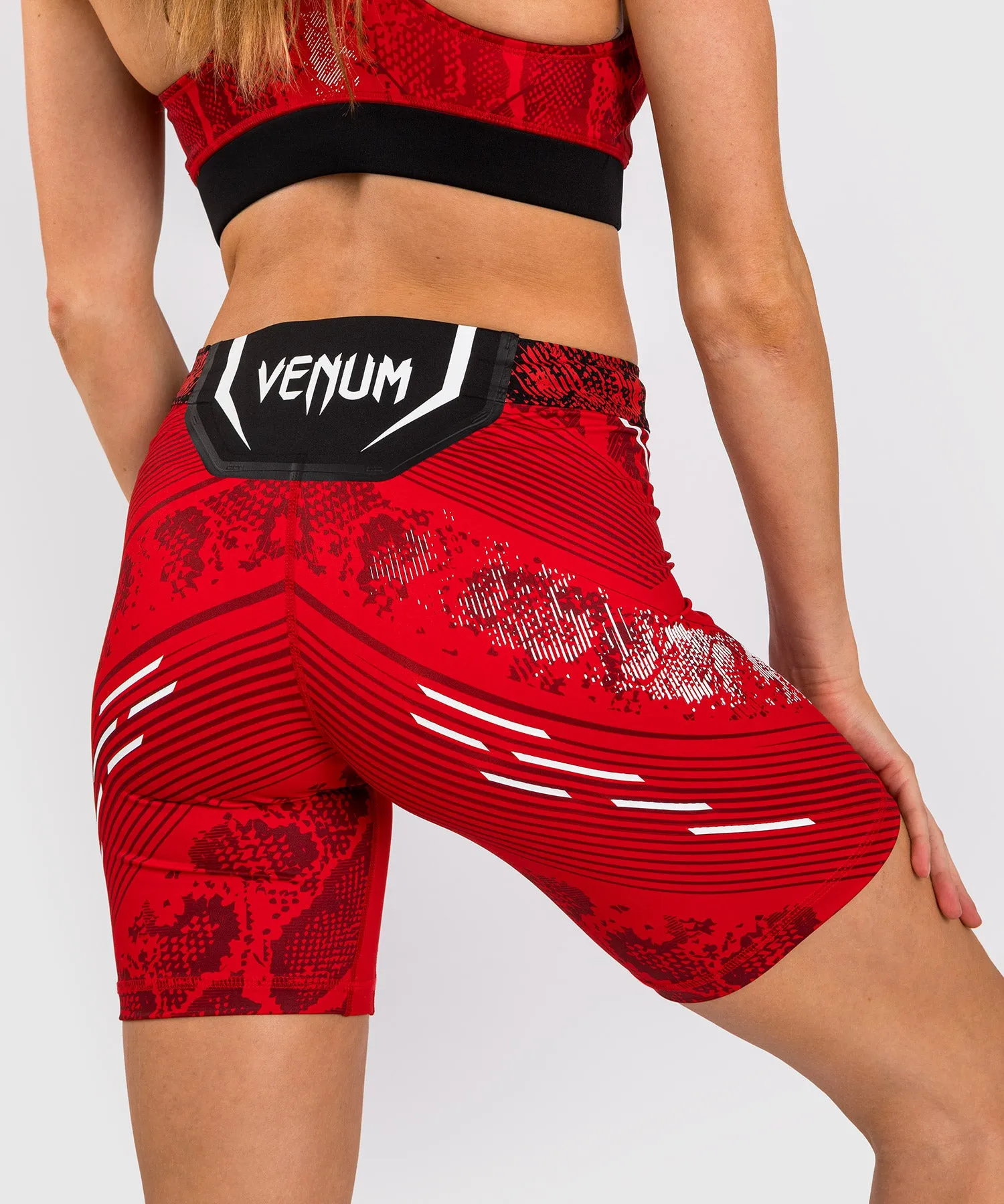 UFC Adrenaline by Venum Authentic Fight Night Women’s Vale Tudo Short - Long Fit - Red