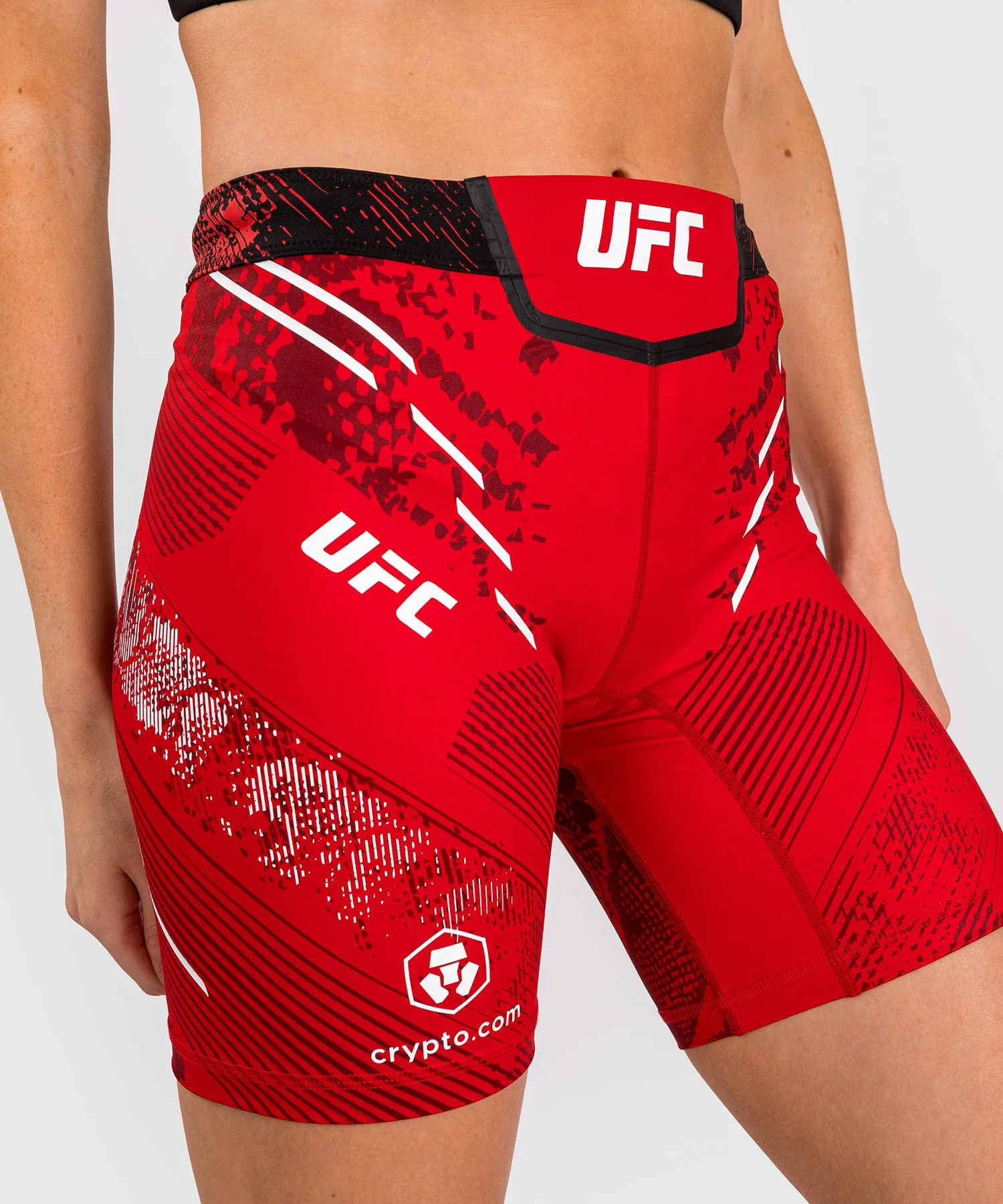 UFC Adrenaline by Venum Authentic Fight Night Women’s Vale Tudo Short - Long Fit - Red