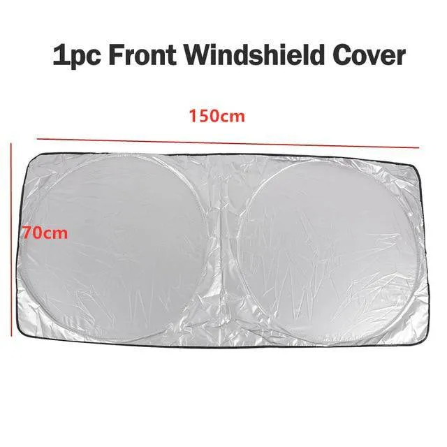 Universal Car Front Windshield Cover Auto Sunshade Snow Ice Protection